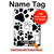 S2904 Dog Paw Prints Hülle Schutzhülle Taschen für iPad 9.7 (2017,2018), iPad 6, iPad 5