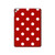 S2951 Red Polka Dots Hülle Schutzhülle Taschen für iPad 9.7 (2017,2018), iPad 6, iPad 5