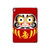 S3045 Japan Good Luck Daruma Doll Hülle Schutzhülle Taschen für iPad 9.7 (2017,2018), iPad 6, iPad 5