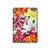 S3205 Retro Art Flowers Hülle Schutzhülle Taschen für iPad 9.7 (2017,2018), iPad 6, iPad 5