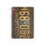 S3228 Vintage Car License Plate Hülle Schutzhülle Taschen für iPad 9.7 (2017,2018), iPad 6, iPad 5
