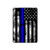 S3244 Thin Blue Line USA Hülle Schutzhülle Taschen für iPad 9.7 (2017,2018), iPad 6, iPad 5