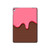 S3754 Strawberry Ice Cream Cone Hülle Schutzhülle Taschen für iPad 9.7 (2017,2018), iPad 6, iPad 5