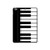 S3078 Black and White Piano Keyboard Hülle Schutzhülle Taschen für iPad Pro 10.5, iPad Air (2019, 3rd)