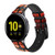CA0366 Basketball Smart Watch Armband aus Leder und Silikon für Samsung Galaxy Watch, Gear, Active