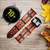 CA0366 Basketball Smart Watch Armband aus Leder und Silikon für Samsung Galaxy Watch, Gear, Active