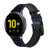 CA0839 Black Hole Smart Watch Armband aus Leder und Silikon für Samsung Galaxy Watch, Gear, Active