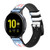 CA0840 Cat Paw Smart Watch Armband aus Leder und Silikon für Samsung Galaxy Watch, Gear, Active