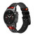 CA0007 Basketball Smart Watch Armband aus Leder und Silikon für Garmin Smartwatch