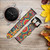 CA0648 Colorful Pattern Smart Watch Armband aus Leder und Silikon für Garmin Smartwatch