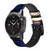 CA0835 Magic Spell Book Smart Watch Armband aus Leder und Silikon für Garmin Smartwatch