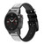 CA0838 Bear in Black Suit Smart Watch Armband aus Leder und Silikon für Garmin Smartwatch