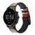 CA0003 American Football Smart Watch Armband aus Leder und Silikon für Fossil Smartwatch