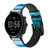CA0109 Bora Bora Island Smart Watch Armband aus Leder und Silikon für Fossil Smartwatch