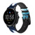 CA0153 Unicorn Horse Smart Watch Armband aus Leder und Silikon für Fossil Smartwatch