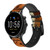 CA0179 Beautiful Brown Horse Smart Watch Armband aus Leder und Silikon für Fossil Smartwatch