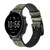 CA0234 Digital Camo Camouflage Graphic Printed Smart Watch Armband aus Leder und Silikon für Fossil Smartwatch