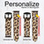 CA0241 Leopard Pattern Graphic Printed Smart Watch Armband aus Leder und Silikon für Fossil Smartwatch