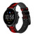 CA0493 Red Rose Smart Watch Armband aus Leder und Silikon für Fossil Smartwatch