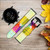 CA0787 Colorful Lemon Smart Watch Armband aus Leder und Silikon für Fossil Smartwatch