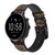 CA0827 Neon Honeycomb Periodic Table Smart Watch Armband aus Leder und Silikon für Fossil Smartwatch