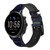 CA0839 Black Hole Smart Watch Armband aus Leder und Silikon für Fossil Smartwatch