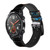 CA0026 Aquarium Smart Watch Armband aus Leder und Silikon für Wristwatch Smartwatch