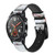 CA0507 Bloody Marble Smart Watch Armband aus Leder und Silikon für Wristwatch Smartwatch