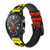 CA0539 Ecuador Flag Smart Watch Armband aus Leder und Silikon für Wristwatch Smartwatch