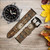 CA0704 Clock Gear Steampunk Smart Watch Armband aus Leder und Silikon für Wristwatch Smartwatch