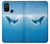 S0843 Blue Whale Hülle Schutzhülle Taschen für OnePlus Nord N10 5G