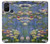 S0997 Claude Monet Water Lilies Hülle Schutzhülle Taschen für OnePlus Nord N10 5G