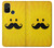 S1145 Yellow Mustache Sun Hülle Schutzhülle Taschen für OnePlus Nord N10 5G