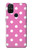 S2358 Pink Polka Dots Hülle Schutzhülle Taschen für OnePlus Nord N10 5G