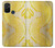 S2713 Yellow Snake Skin Graphic Printed Hülle Schutzhülle Taschen für OnePlus Nord N10 5G