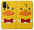 S2760 Yellow Duck Tuxedo Cartoon Hülle Schutzhülle Taschen für OnePlus Nord N10 5G