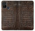 S2850 Brown Skin Alligator Graphic Printed Hülle Schutzhülle Taschen für OnePlus Nord N10 5G