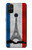 S2859 Vintage France Flag Eiffel Tower Hülle Schutzhülle Taschen für OnePlus Nord N10 5G