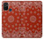 S3355 Bandana Red Pattern Hülle Schutzhülle Taschen für OnePlus Nord N10 5G