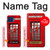 S0058 British Red Telephone Box Hülle Schutzhülle Taschen für Motorola One 5G