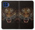 S0575 Tiger Face Hülle Schutzhülle Taschen für Motorola One 5G