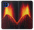 S0745 Volcano Lava Hülle Schutzhülle Taschen für Motorola One 5G