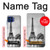 S2350 Old Paris Eiffel Tower Hülle Schutzhülle Taschen für Motorola One 5G