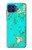 S2377 Turquoise Gemstone Texture Graphic Printed Hülle Schutzhülle Taschen für Motorola One 5G