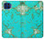 S2377 Turquoise Gemstone Texture Graphic Printed Hülle Schutzhülle Taschen für Motorola One 5G