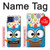 S2521 Cute Nerd Owl Cartoon Hülle Schutzhülle Taschen für Motorola One 5G