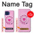 S2847 Pink Retro Rotary Phone Hülle Schutzhülle Taschen für Motorola One 5G