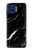 S2895 Black Marble Graphic Printed Hülle Schutzhülle Taschen für Motorola One 5G