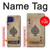 S2928 Vintage Spades Ace Card Hülle Schutzhülle Taschen für Motorola One 5G