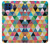 S3049 Triangles Vibrant Colors Hülle Schutzhülle Taschen für Motorola One 5G